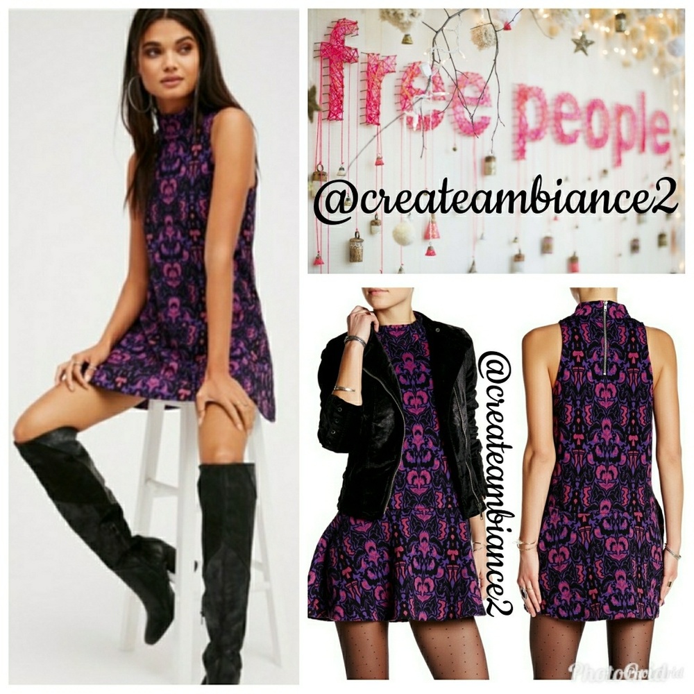 Free People Jaquard Print Mini